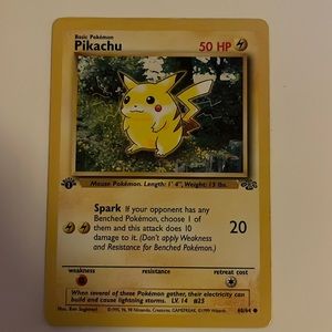 Pikachu First Edition & Magnemite Pokemon Cards